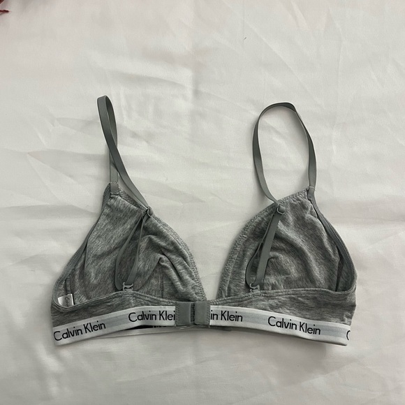 Calvin Klein Triangle Bralette - Picture 2 of 3